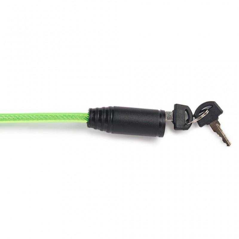 Master Lock „MasterLock“ apsauginis lynas dviračiui (skersmuo 8 mm, ilgis 1000 mm, 2 raktai)