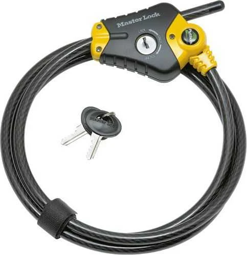 Master Lock Python reguliuojamas fiksavimo trosas 8mm 8418EURD
