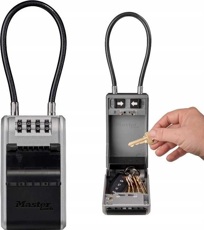 Master Lock Pagrindinė užrakto raktų dėžutė su nuimamu laikikliu 5482EURD