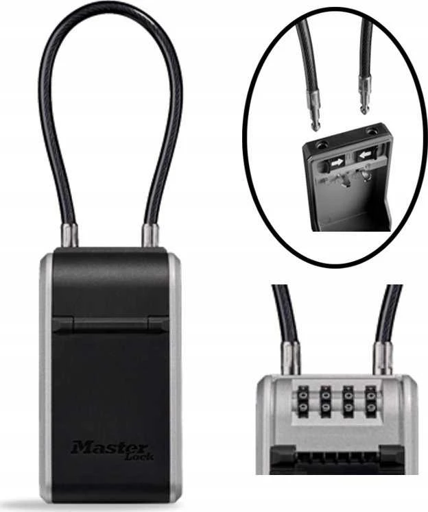 Master Lock Pagrindinė užrakto raktų dėžutė su nuimamu laikikliu 5482EURD