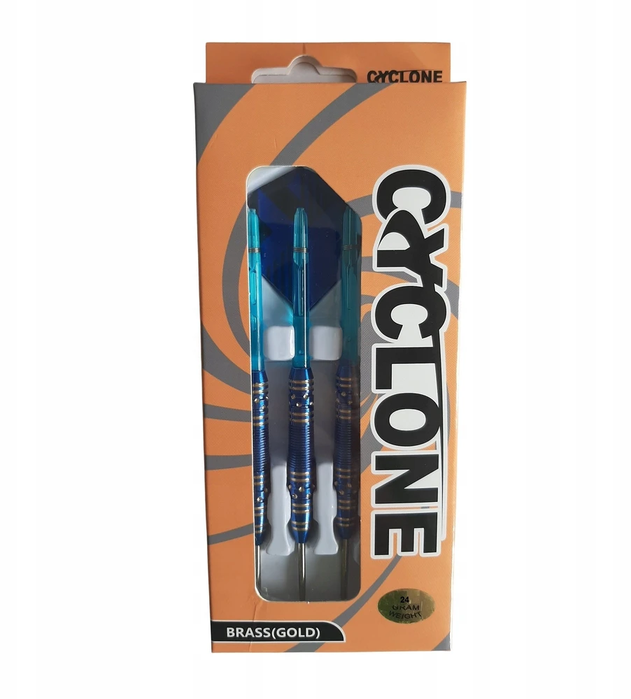 Master Meistro skraidančios strėlės smiginio 3 vnt. Dartui Plieninis antgalis Cyclone Brass 24 g (MAS-E134)