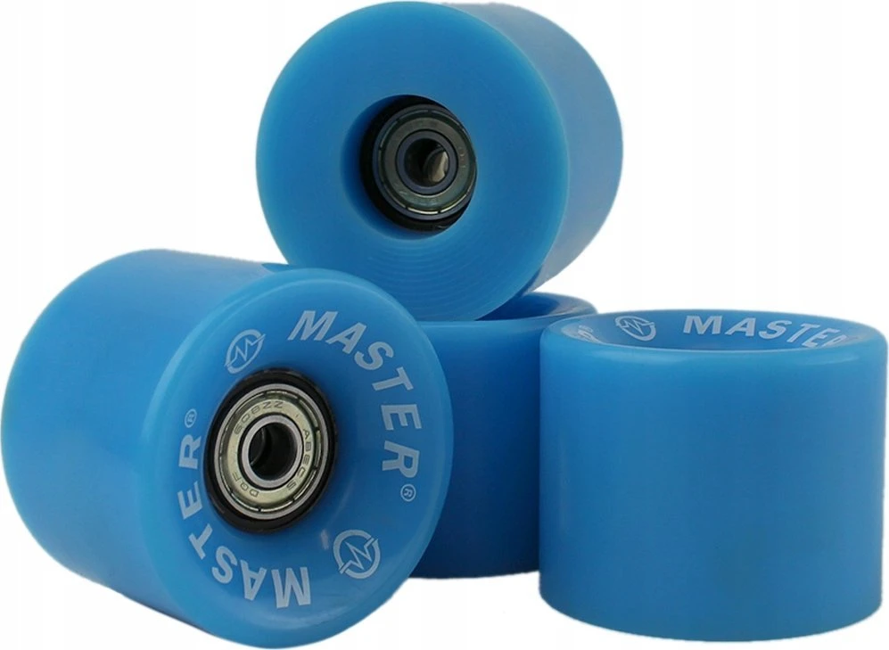 Master Ratukai riedlentėms 60 x 45 mm - mėlynas