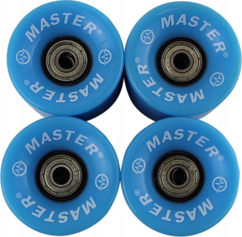 Master Ratukai riedlentėms 60 x 45 mm - mėlynas