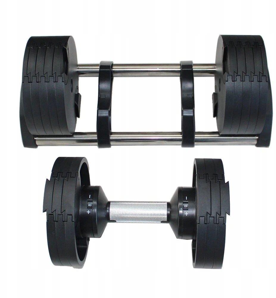 Master reguliuojamas hantelis Spin 2-28 kg hantelis svarelių reguliavimas (MAScinAd28)