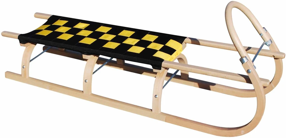 Medinės rogutės Sulov L125cm juodos