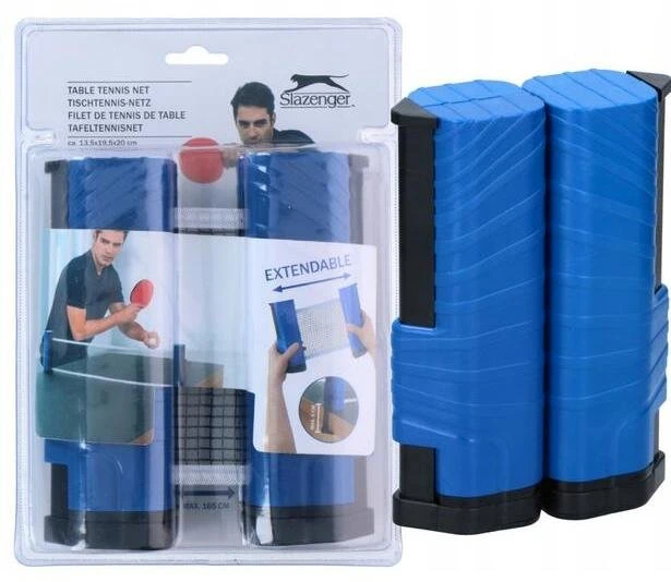Slazenger - Stalo teniso tinklelis reguliuojamas (mėlyna / juoda)