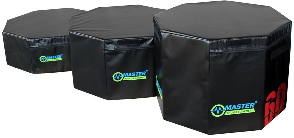 Master Pliometrinė dėžė Plyo Box rinkinys 30 45 60 cm Pliometrinė (MAS4A460-2_set)
