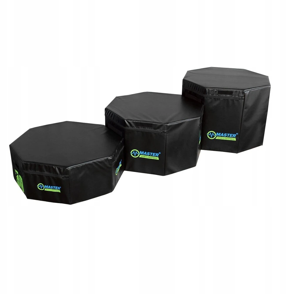 Master Pliometrinė dėžė Plyo Box rinkinys 30 45 60 cm Pliometrinė (MAS4A460-2_set)