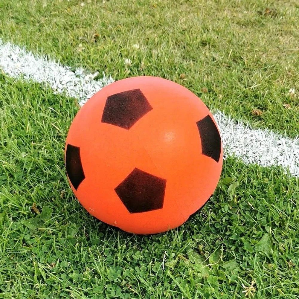 „Master Soft“ vaikiškas futbolo kamuoliukas, patvarus, 21 cm, oranžinis