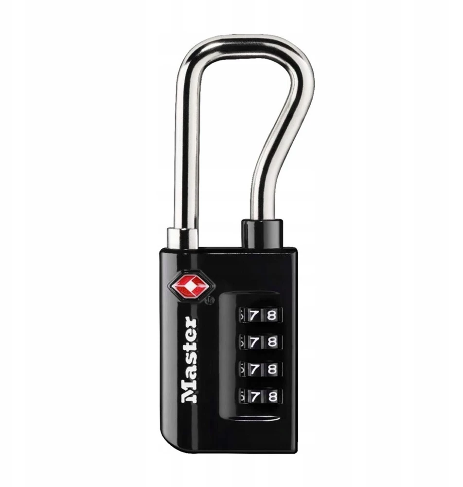 MasterLock Skaičių spyna MASTER LOCK TSA juoda, 10,6 x 3,5 x 1,4 cm (4696EURDBLK)