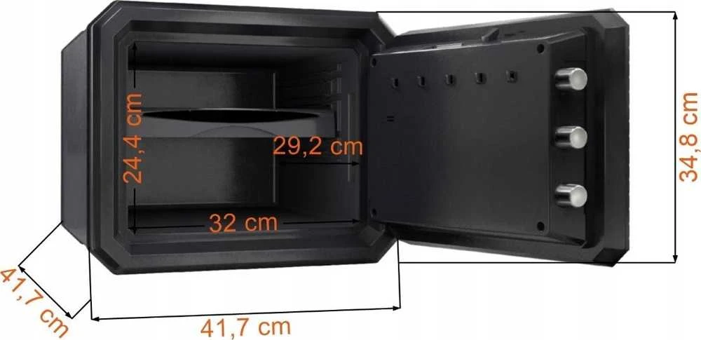 MasterLock Master Lock Security Seifas, atsparus ugniai / vandeniui, montuojamas į grindis (FPW082FTC)