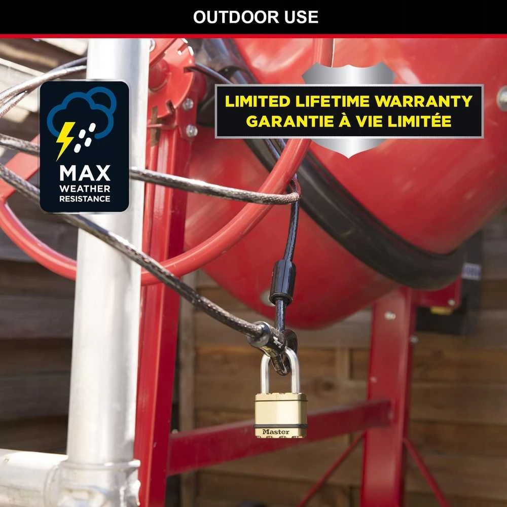 „MasterLock Master Lock“ spyna, pagaminta iš laminuoto plieno (64 mm), M15BEURDLF