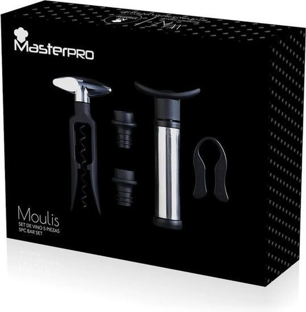 Masterpro vyno rinkinys Masterpro Luxury – 5 dalys