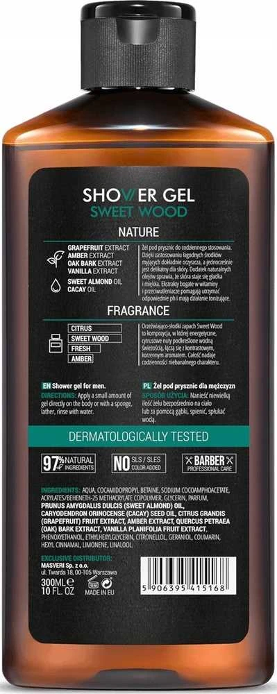 Masveri, Sweet Wood, Dušo želė, 200 ml