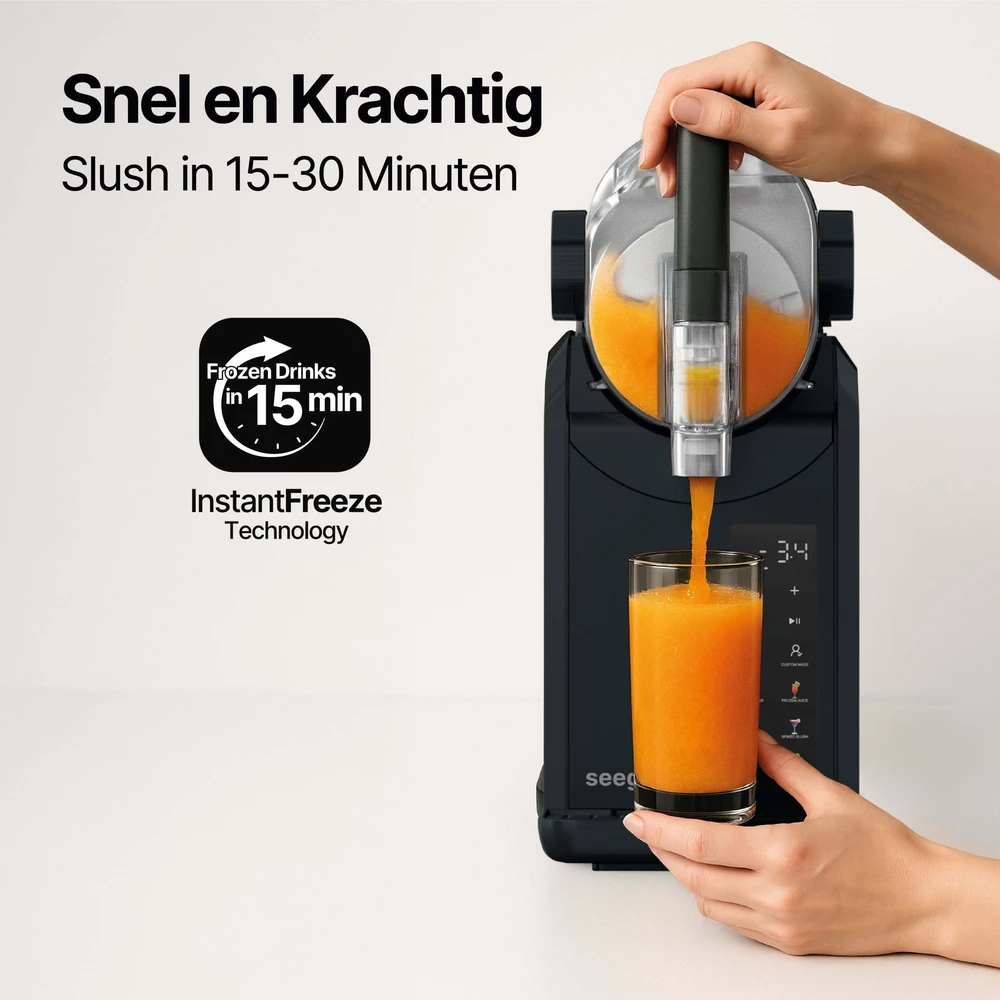 Ledų gaminimo aparatas Seeger Frozen Drink Maker 2L SLFRZ1BK Juodas