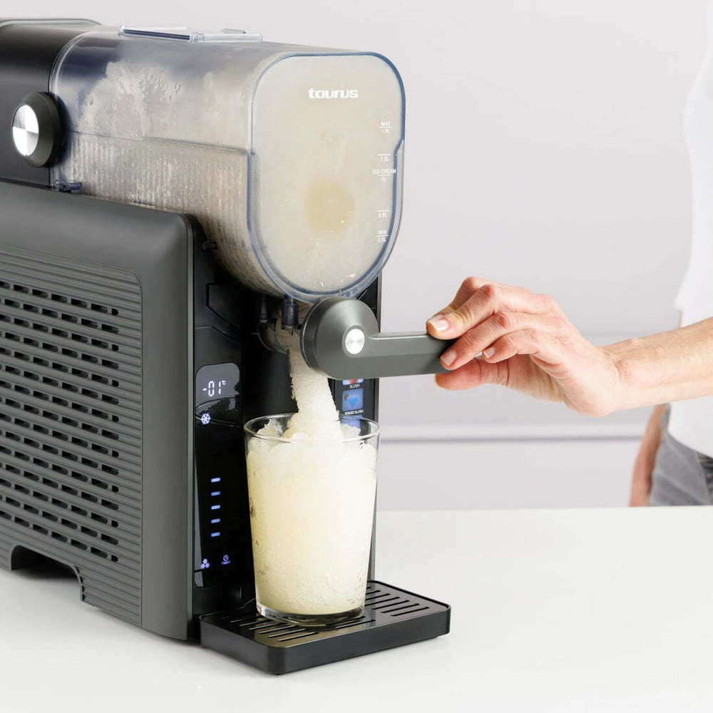 Namų ir Virtuvės Prietaisas - Taurus Flow Ledų Aparatas 2.5L, Automatinis Išjungimas, Paruošimo Signalas, Balta