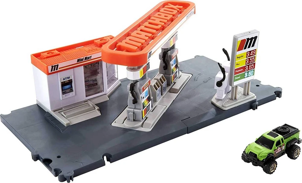 Mattel Matchbox rinkinys „Degalinė“