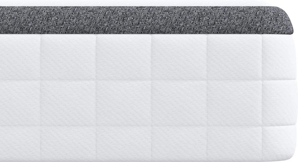 Čiužinys 2 vnt. Vidutinio minkštumo 80 x 200 cm Balta ir pilka