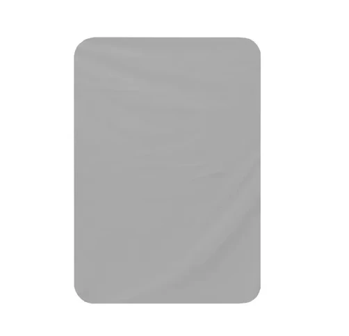 Vaikiška premium medvilninė paklodė Matex, 70x140 cm, pilka