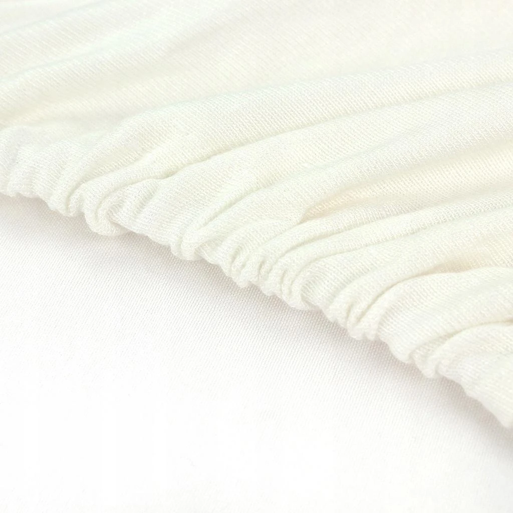 Drėgmei atspari vaikiška bambukinė paklodė Matex 70x140, balta