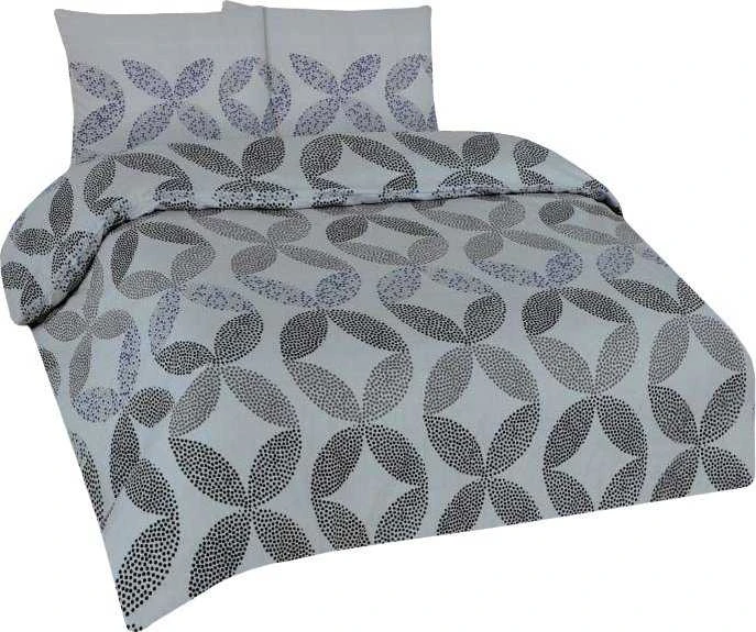 Matex Patalynė flanelowa 220x200 F-74A-1 maroko pilka juoda mėlyna