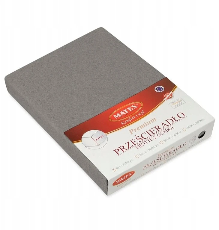 Matex Paklodė frotte su guma dydis 180/190x190/200 Classic (TM0120_45A)