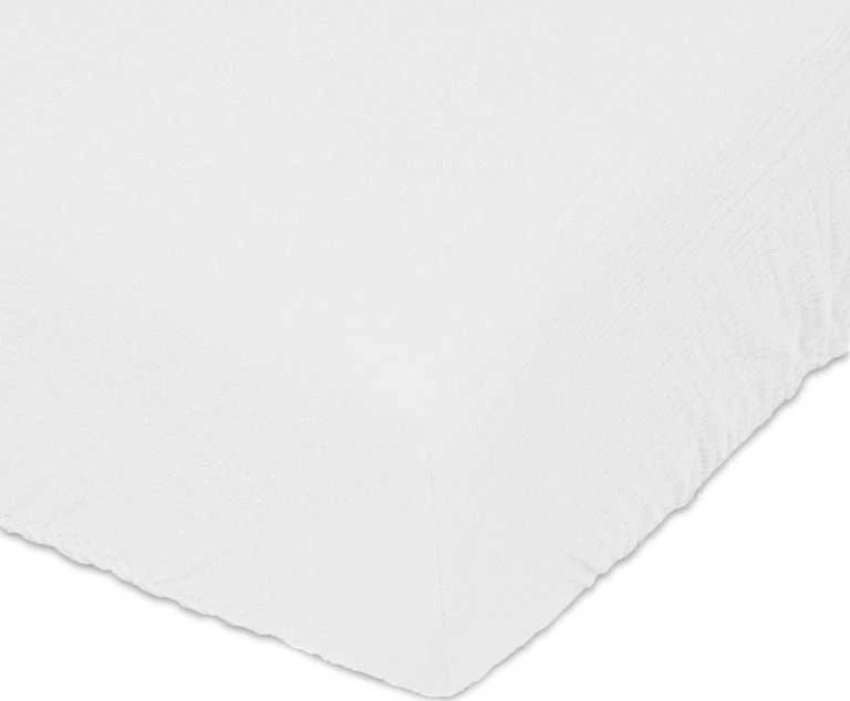 Matex Paklodė su guma iš muslino, elastinga guma čiužiniams iki 25 cm, 90x200 cm balta medvilnė, Oeko-Tex sertifikatas, minkšta patalynė