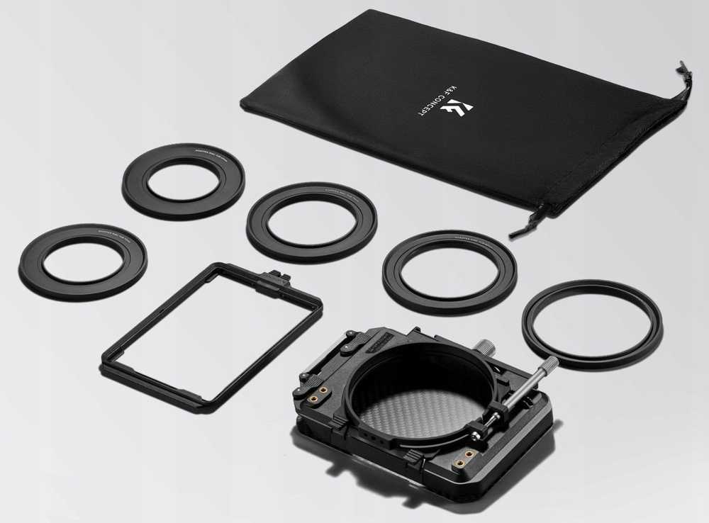 Objektyvo gaubtas Kf Matte Box, gaubtas nuo saulės objektyvui 67-95 mm fotoaparatui ir kamerai K&F / Sku.2364v1