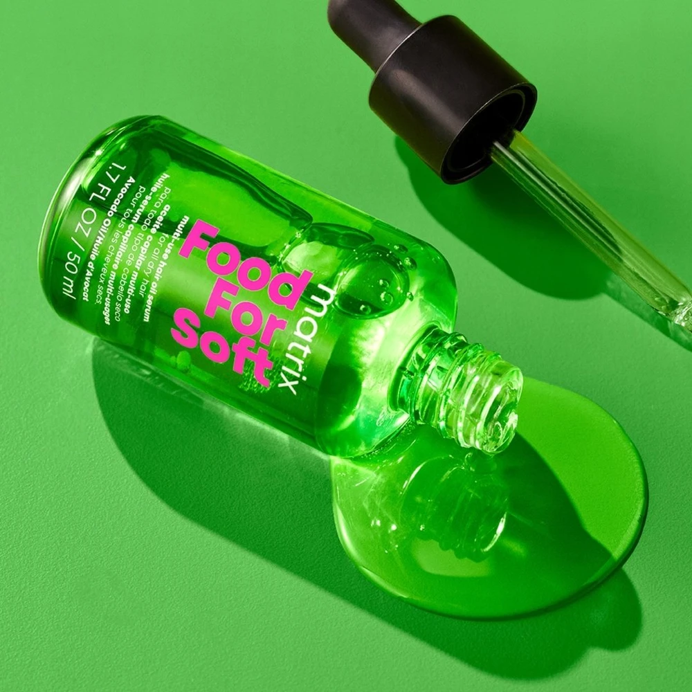 Matrix „Food For Soft“ intensyviai drėkinamasis plaukų aliejus, 30 ml