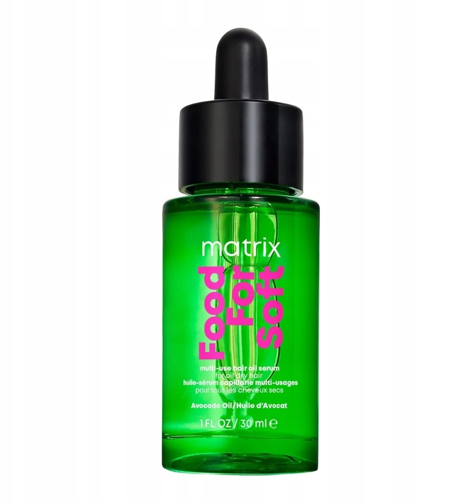 Matrix „Food For Soft“ intensyviai drėkinamasis plaukų aliejus, 30 ml