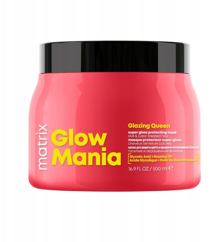 Matrix Mask dažytiems plaukams Glow Mania Glazing Queen (Super Gloss Protecting Mask), 500 ml