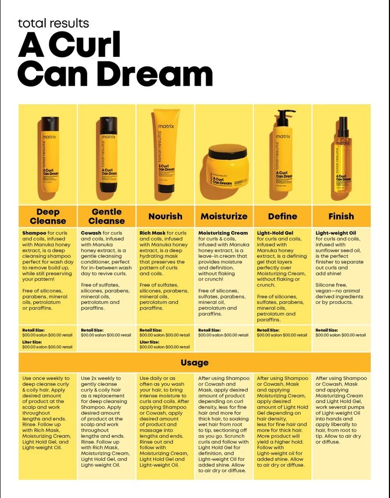 Garbanotųjų plaukų gelis Matrix A Curl Can Dream 250ml