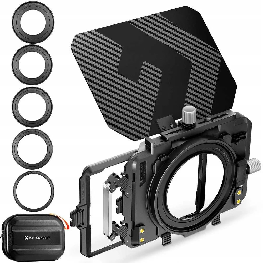 Kf Matte Box Priešsaulės objektyvo gaubtas 67-95mm fotoaparatui, kamerai K&f / Sku.2180v1