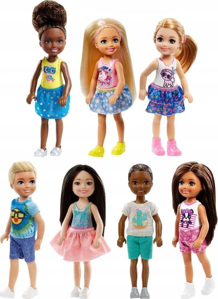 Mattel Barbie Barbė - Čelsės ir draugų lėlė - Lula su brunetais plaukais (JJB35)