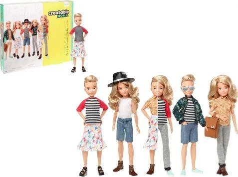 Mattel Barbie Creatable World Skirtas šviesiems plaukams plaukai 30 cm (GGT67)