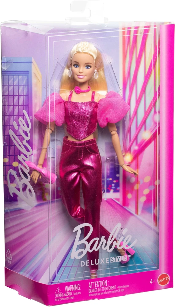Mattel BARBIE DELUXE FASHIONISTAS šviesiaplaukė lėlė (JFP40)