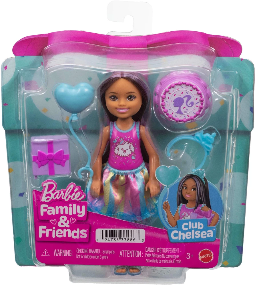 Mattel Barbie Club Chelsea gimtadienio lėlė + aksesuarai