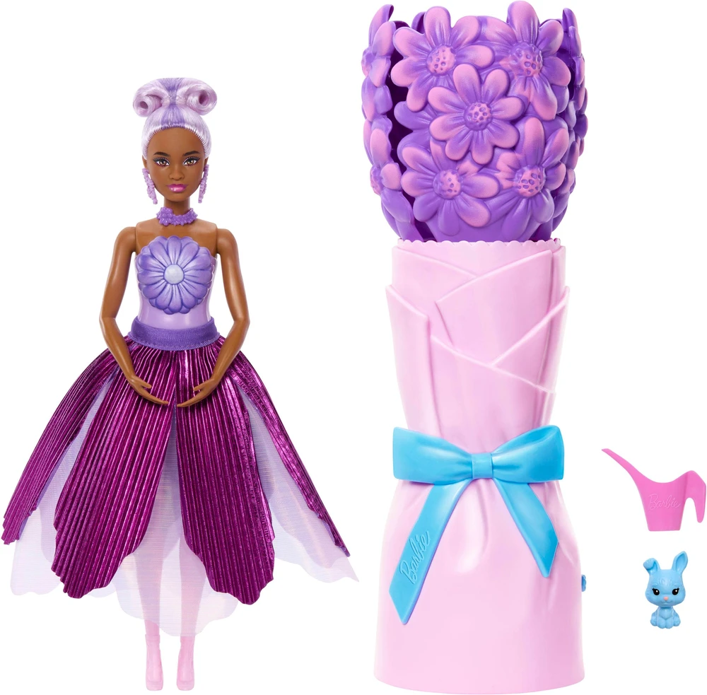 Mattel BARBIE DAISY SURPRISE lėlė gėlėje (JMF58)