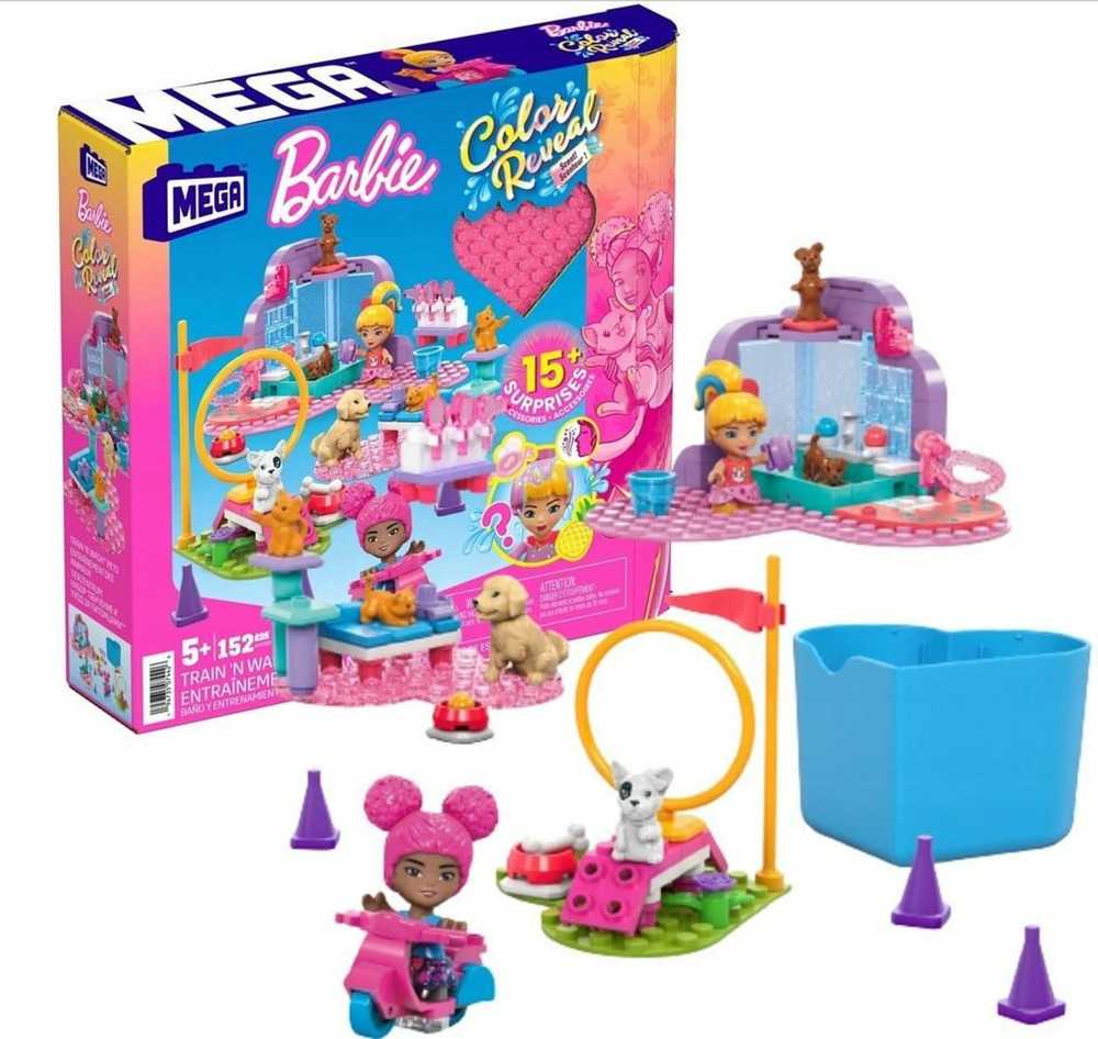 Mega Bloks Barbie Mega Klocki Trening i pielęgnacja zwierząt