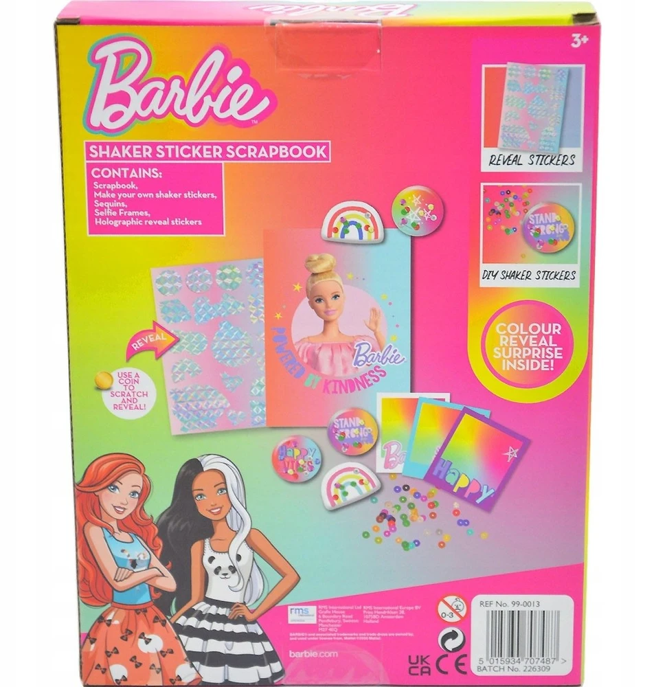 Mattel Barbie užrašų knygelė su lipdukais