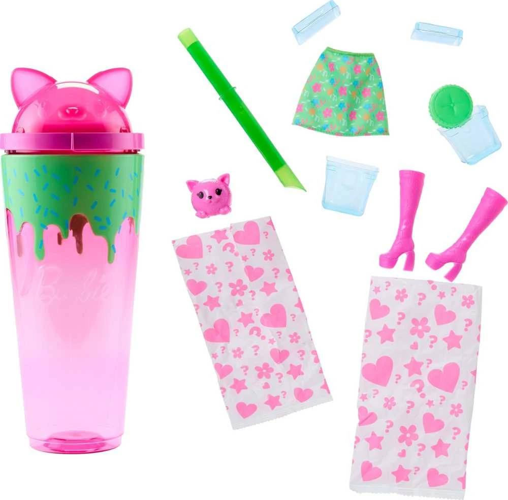 Mattel BARBIE POP REVEAL ANIMAL PARTY siurprizų rinkinys - katytė (JCN88)