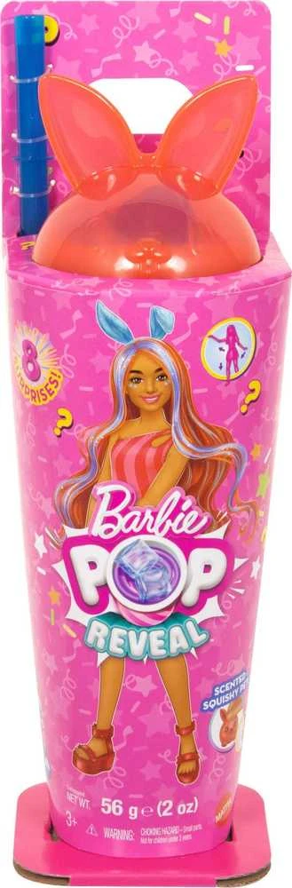 Mattel BARBIE POP REVEAL ANIMAL PARTY siurprizų rinkinys - kiškutė (JCN87)