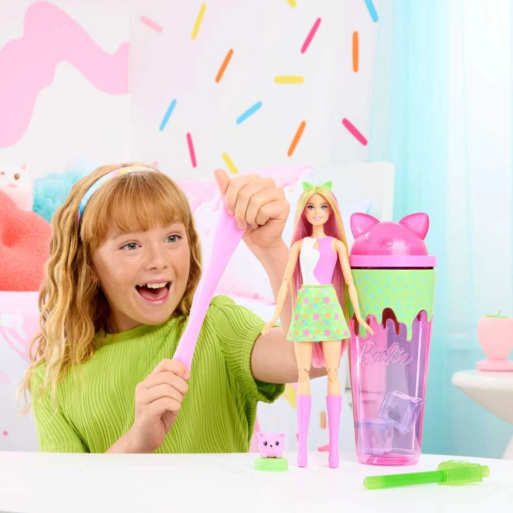 Mattel BARBIE POP REVEAL ANIMAL PARTY siurprizų rinkinys - katytė (JCN88)