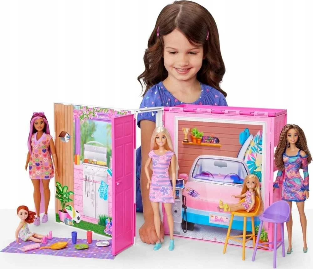 Mattel Barbie Jaukūs nameliai + lėlės rinkinys (HRJ77)