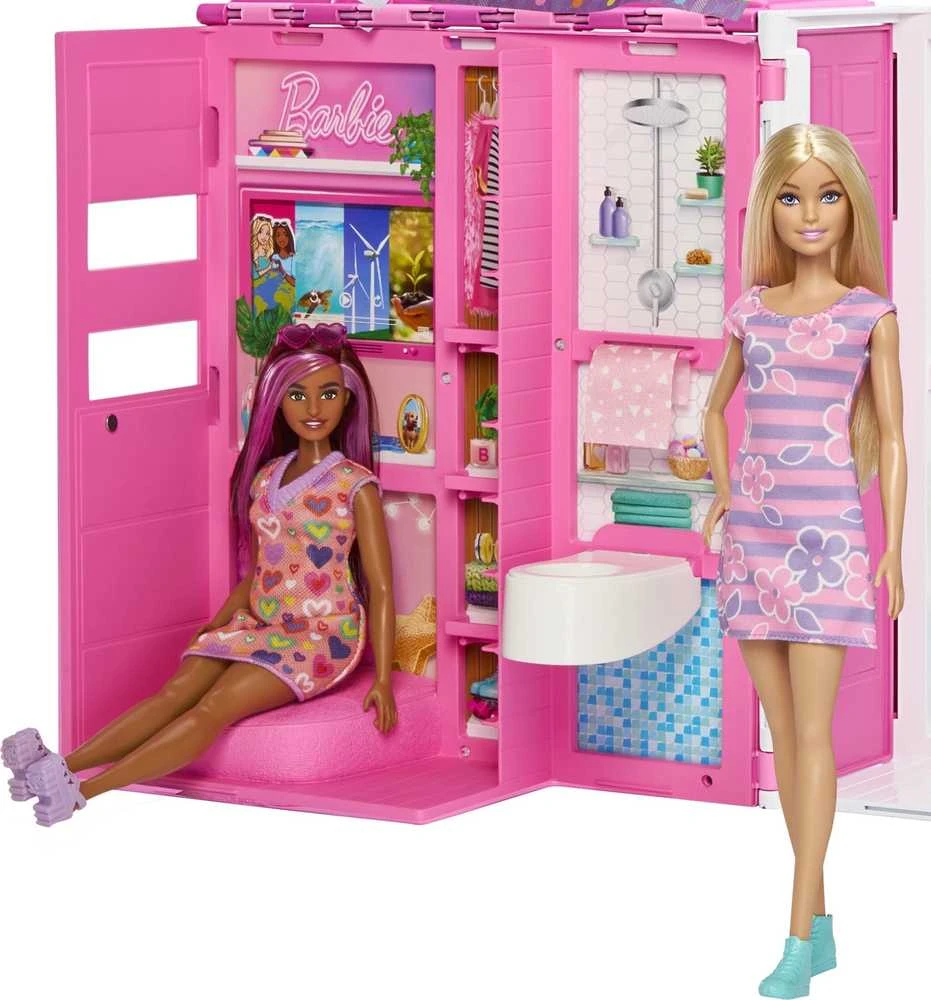 Mattel Barbie Jaukūs nameliai + lėlės rinkinys (HRJ77)