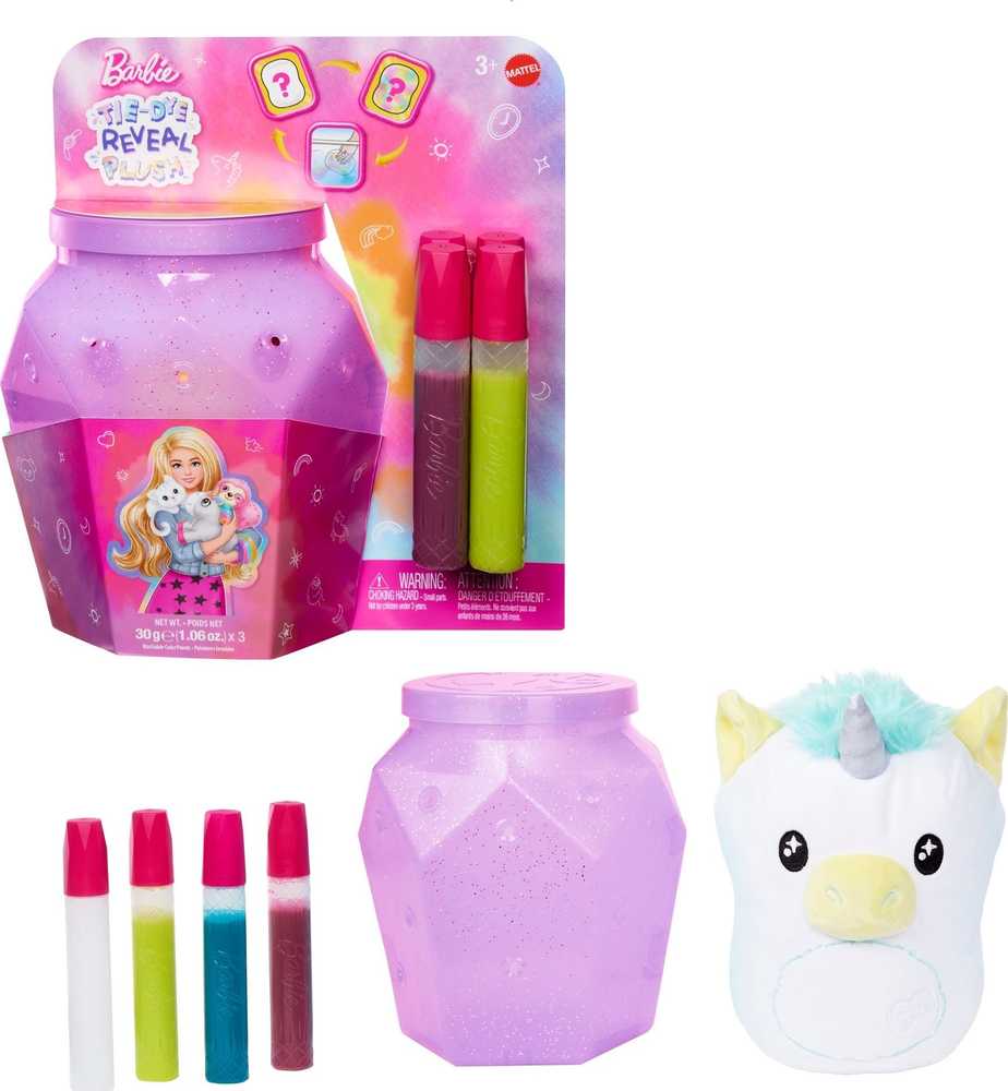 Mattel Minkštas piešiamas Barbie vienaragis 17,5 cm