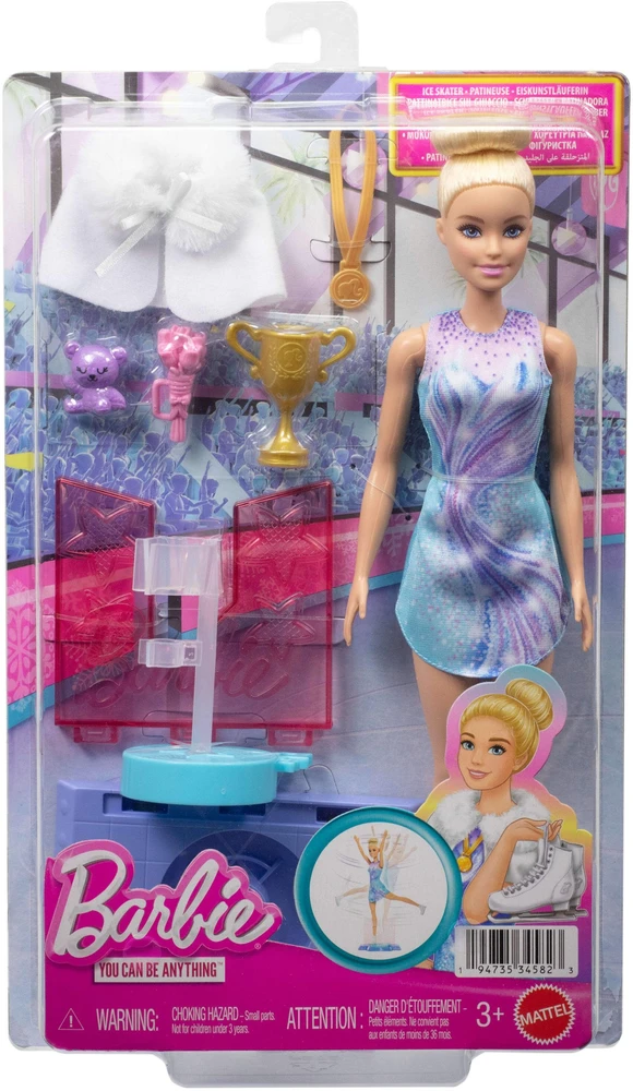 Mattel BRB BARBIE LYZWIARKA AKCESOSIA WB4 (JKB48)