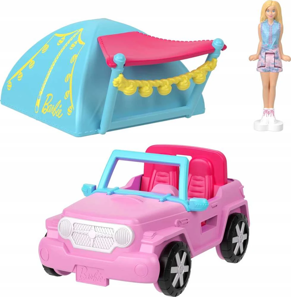 Mattel Barbie Mini BarbieLand lėlė su transporto priemone HYF43