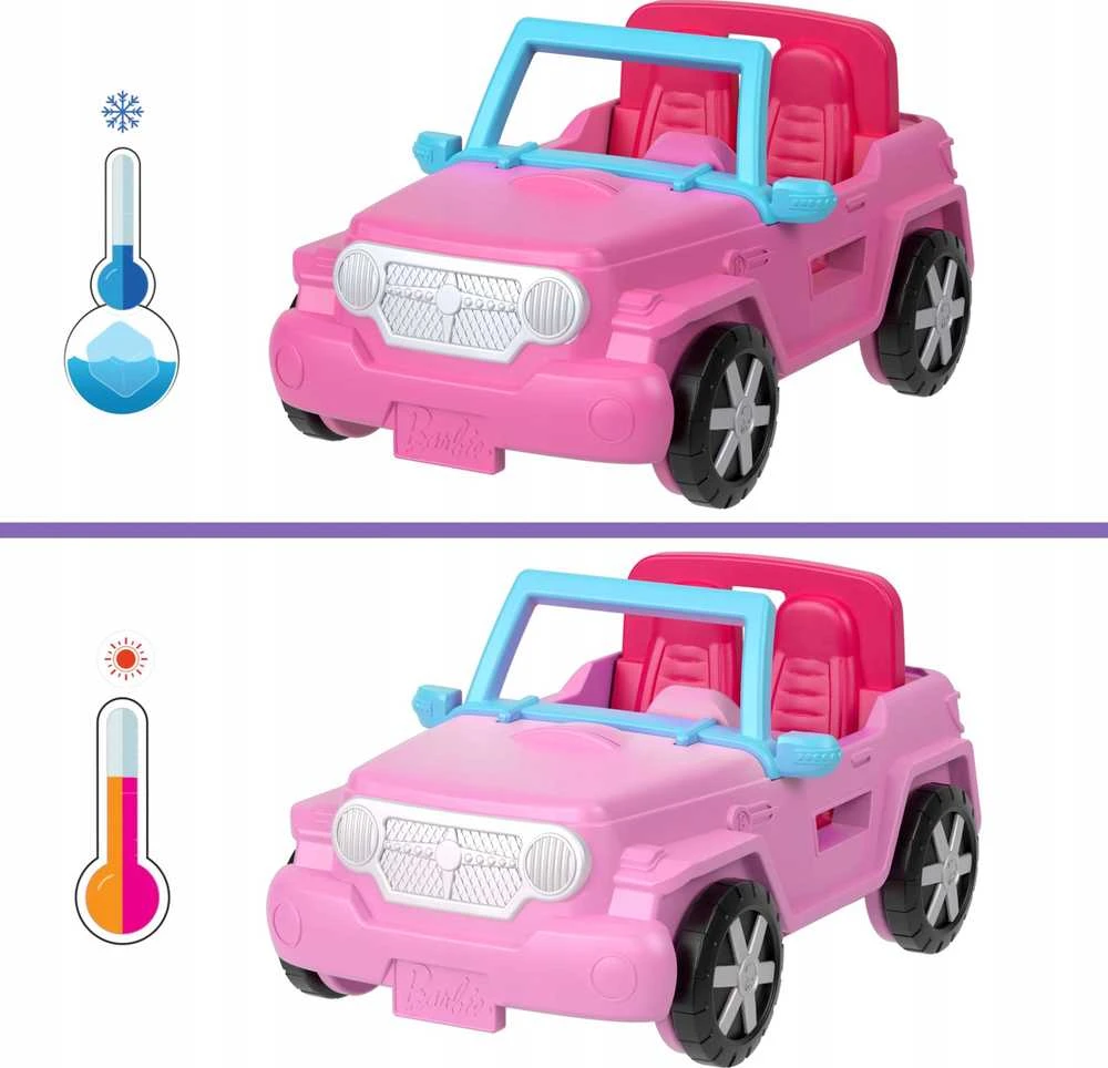 Mattel Barbie Mini BarbieLand lėlė su transporto priemone HYF43