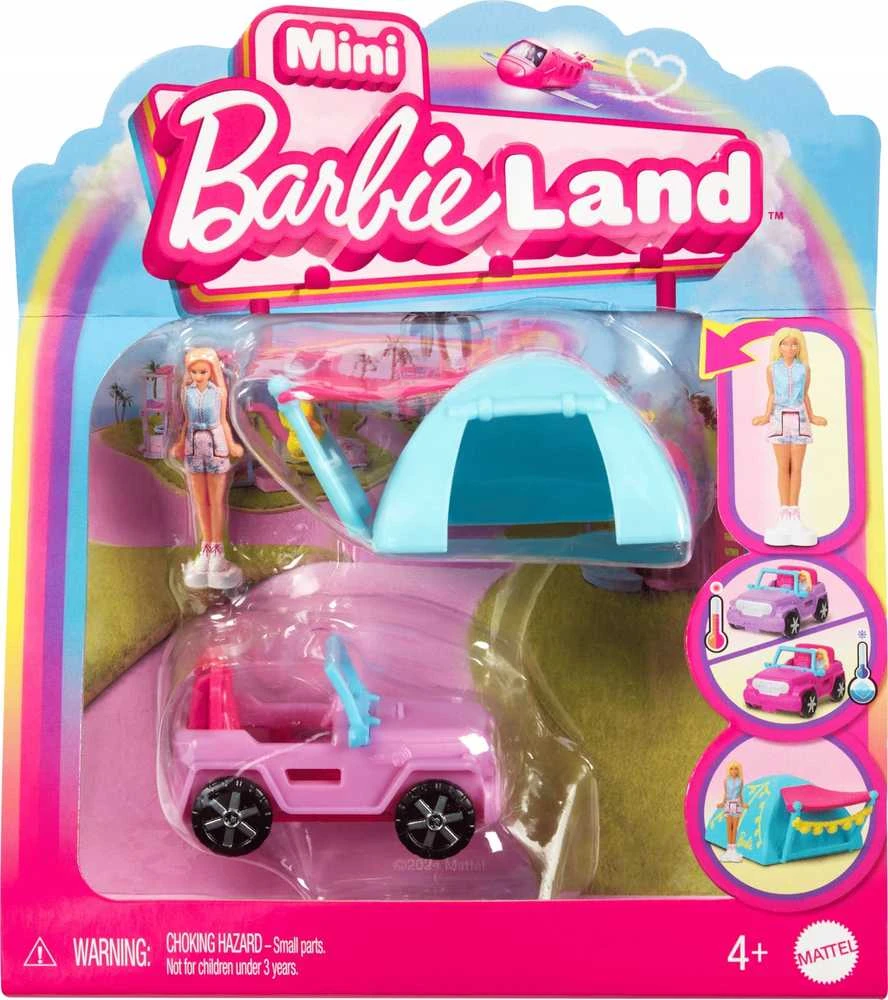 Mattel Barbie Mini BarbieLand lėlė su transporto priemone HYF43